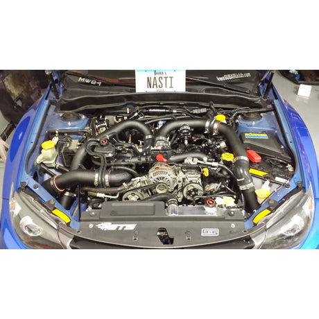 ETS 08-14 Subaru STI Intake - Wrinkle Black - AFR Autoworks