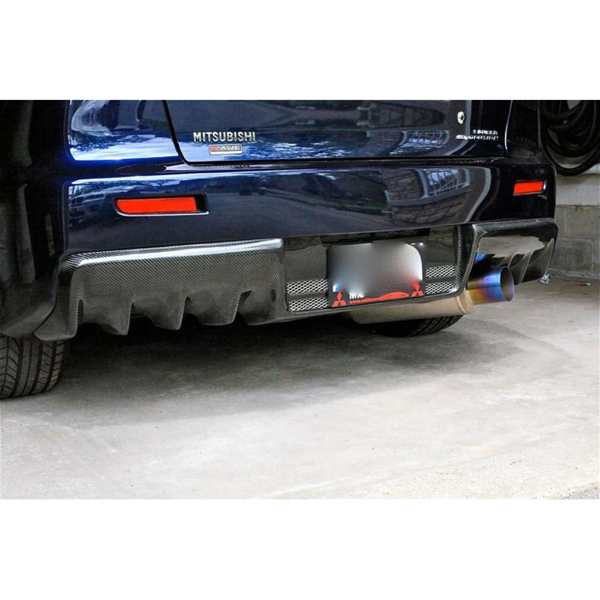 ETS 08-16 Mitsubishi Evo X Titanium Single Exit Exhaust System - AFR Autoworks