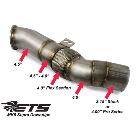 ETS 2020+ Toyota Supra GESI High Flow Downpipe - AFR Autoworks